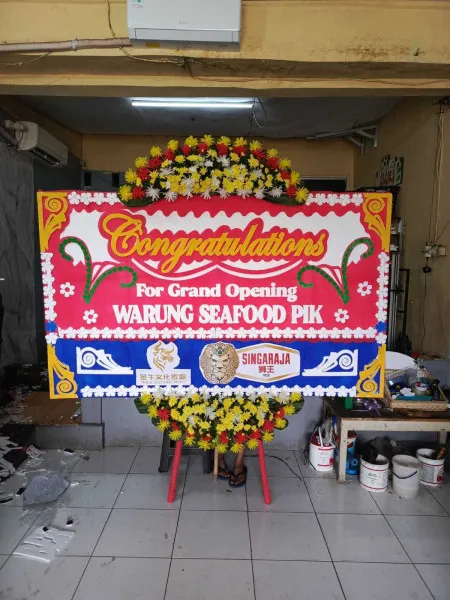 Papan Bunga Ucapan Selamat Pabuaran